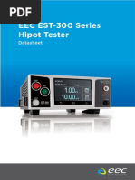 EEC EST-300 Series Hipot Tester: Datasheet