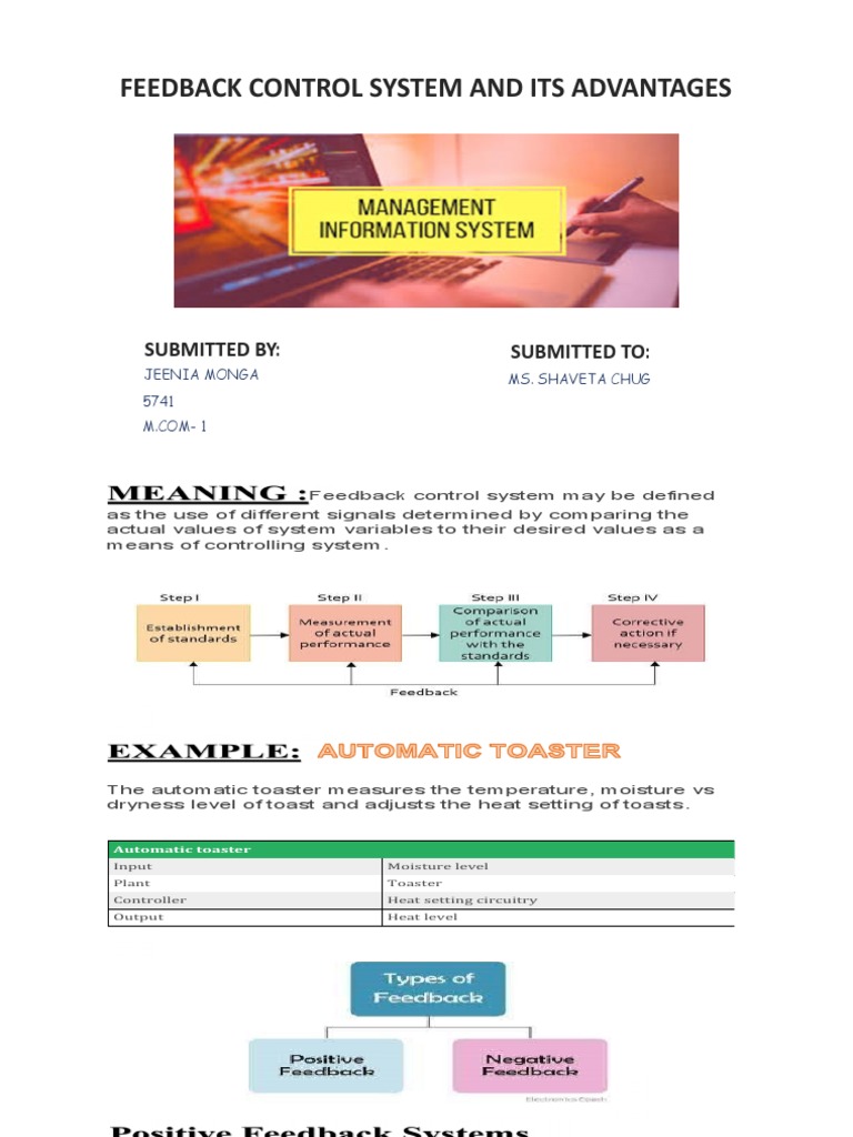 Advantages of Feedback Control Systems | PDF | Control Theory | Feedback