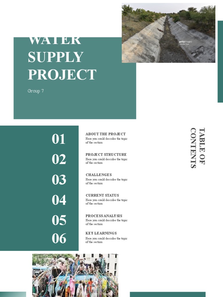 Latur Water Supply Project PDF Water Supply PublicPrivate