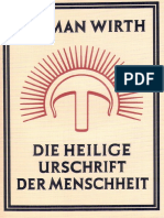 Wirth, Herman Die Heilige Urschrift Der Menschheit Band 1 1931