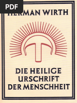 wirth herman die heilige urschrift der menschheit band 1 1931 pdf