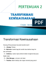 Transformasi Kewirausahaan