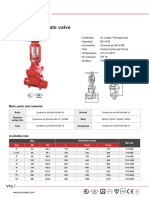 Grooved OS&Y Gate Valve Specs