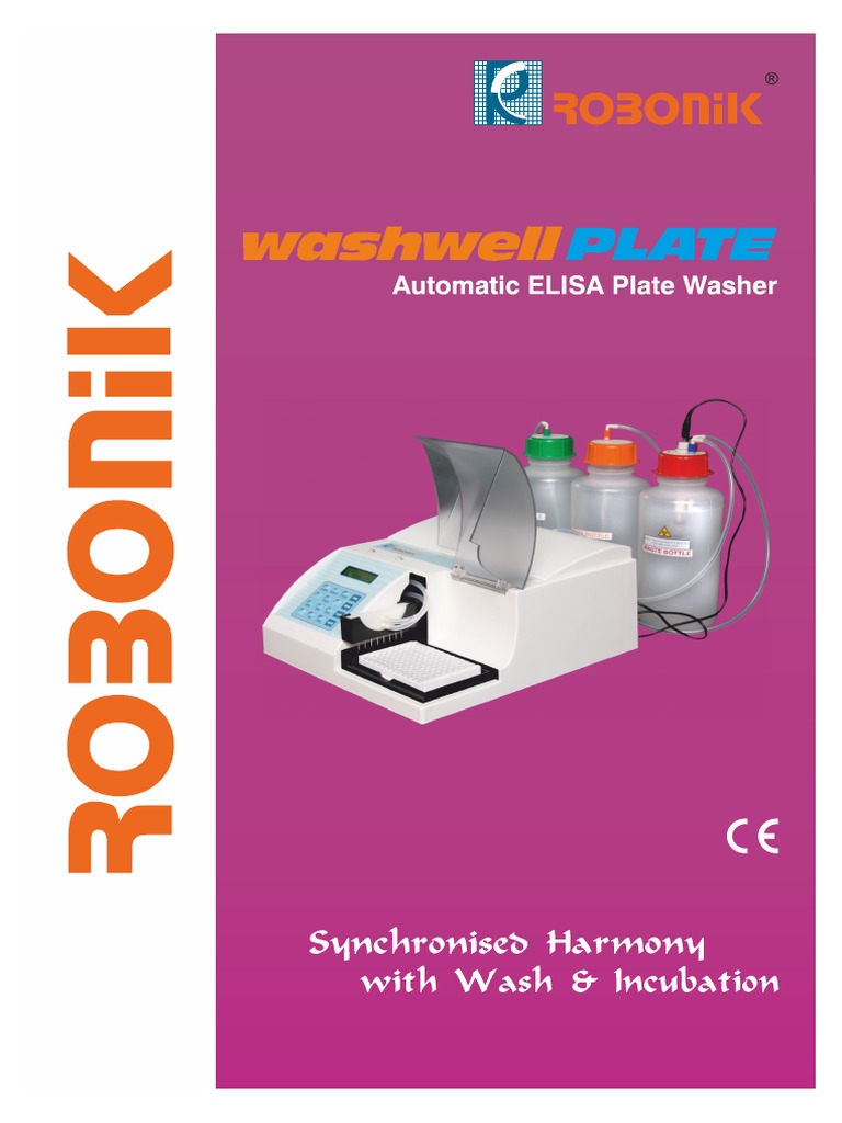 ELISA Plate Washer WASHWELL PLATEROBONIK PDF