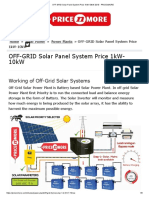 Off-Grid Solar Panel System Price 1kw-10kw 2019 - Pricenmore