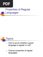 Regular Language Properties