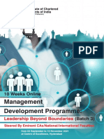 Management Development Programme:: 10 Weeks Online