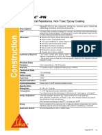 Sikagard - PW: High Chemical Resistance, Non Toxic Epoxy Coating