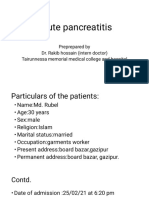 Acute Pancreatitis