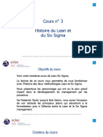 3-Cours N° 3 Histoire Du Lean Et Du Six Sigma - LSSGB