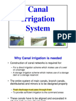 Lecture Series 15 - Canal Irrigation System