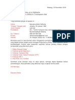 Contoh Surat Lamaran Pekerjaan Untuk Menjadi Programmer Di Minimarket Frenchise