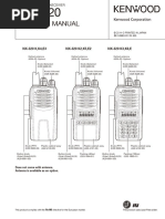 Service Manual: NX-320 K, K4, E3 NX-320 K2, K5, E2 NX-320 K3, K6, E