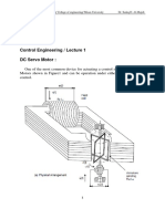 DC Servo Motor Control Modes