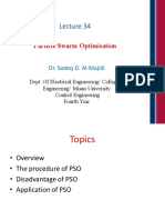 Particle Swarm Optimisation: Dr. Sadeq D. Al-Majidi