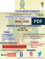 Anand I Nsti Tute OF HI Gher Technology: BRI DGE Course