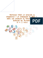 Protocolo Detección, Diagnóstico e Intervención Autismo de 0 a 3 Años