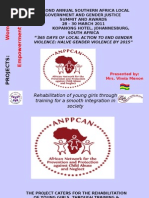 Rehabilitation of Young Girls Through Training for a Smooth Integration in Society -APPCAN