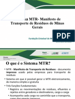 Apresentação Sistema MTR-MG FEAM Geral