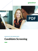 Candidate Screening: Checklist For Hiring Pros