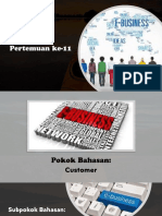 Pertemuan Ke-11 e Business - Customer