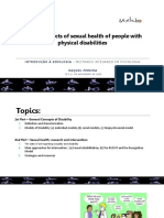 General Aspects of Sexual Health of People With Physical Disabilities