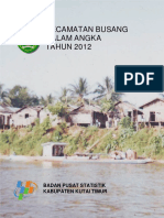 Kecamatan Busang Dalam Angka Tahun 2012 