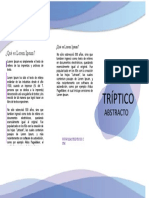 Triptico Abstracto Morado