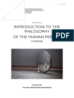 Introduction To The Philosophy of The Human Person: A Module