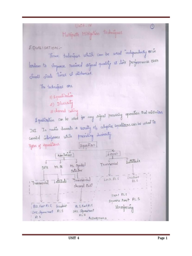 EC8652-Wireless Communication Unit 4 Notes | PDF | Business | Finance ...
