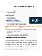 Different Types of Bank Accounts in India