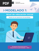 NIVEL REAL DE LOS APRENDIZAJES Modelado - Inicial - ENRA - II