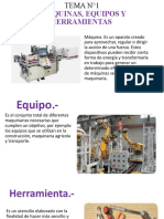 Maquinas, Equipos y Herramientas