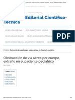 ▷ Obstrucción de vía aérea por cuerpo extraño en el paciente pediátrico - Ocronos - Editorial Científico-Técnica