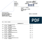 Demande D'offre: Numéro / Date de Création