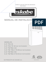 Manual Estufa Tiro Balanceado Eskabe s21 c