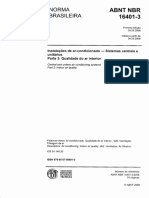 Nbr 16401-3 2008 Qualidade Do Ar Interior