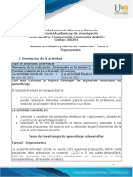 Guia de actividades y Rúbrica de evaluación - Tarea 2 - Trigonometría(1)