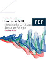 Crisis in The WTO