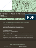 Economic Viability of Affordable Housing: Naheed Memon