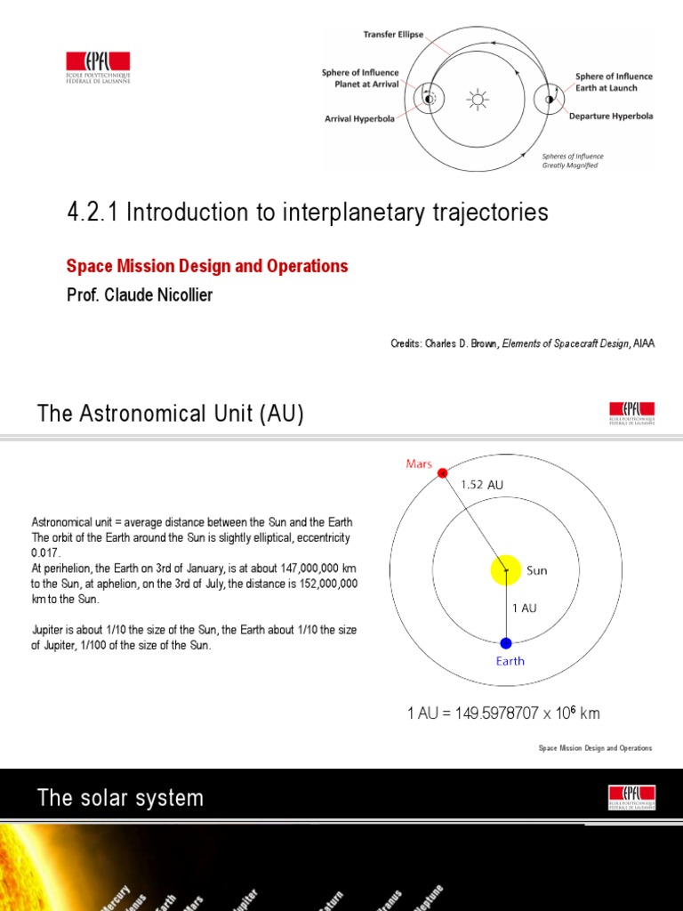 4.2 Interplanetary Trajectories | PDF | Orbit | Planets