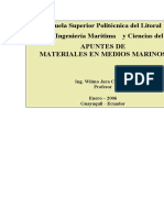 Materiales en Medios Marinos