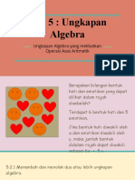 5.2 Ungkapan Algebra