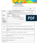 Division of Bohol Lesson Plan in Science 10: Procedure