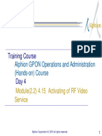 Training Course: Alphion GPON Operations and Administration (Hands-On) Course