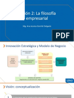 Sesión 2 - La Filosofía Empresarial