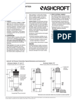 Warning! Read Before Installation: A2 Pressure Transmitter Instruction Sheet