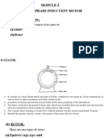 Three Phase Induction Motor Construction