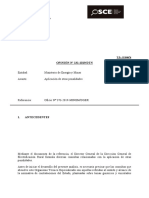 131-2019 - TD. 15104676 - MINISTERIO DE ENERGIA Y MINAS -  Aplicación de otras penalidades
