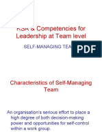 Self Managing Teams